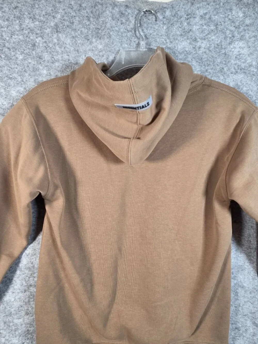 ESSENTIALS Fear of God Essentials Kids Hoodie XL Brown Streetwear Minimalist